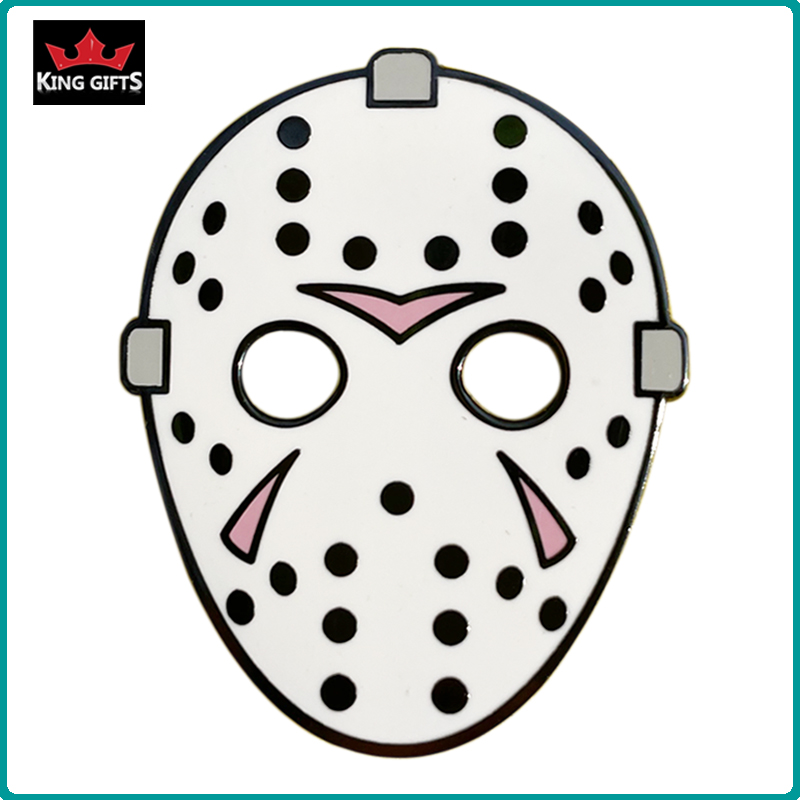 A031 -  White mask pin (hard enamel)