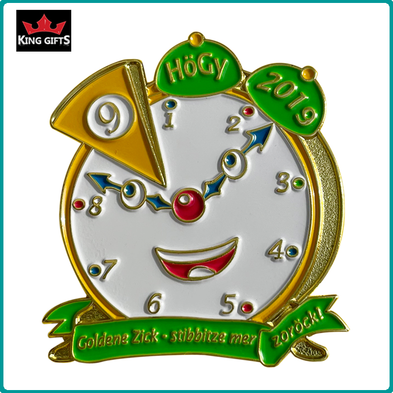 A062 -  Clock pin (soft enamel)