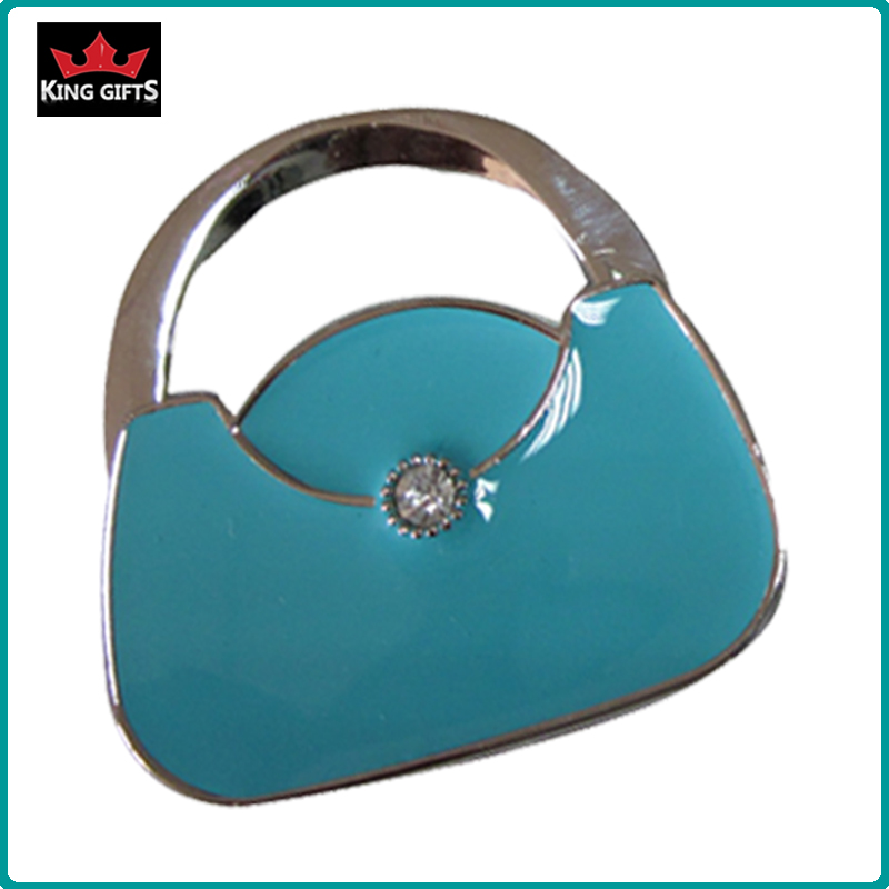 G007 - Custom bag shape bag hanger,plating,zinc alloy