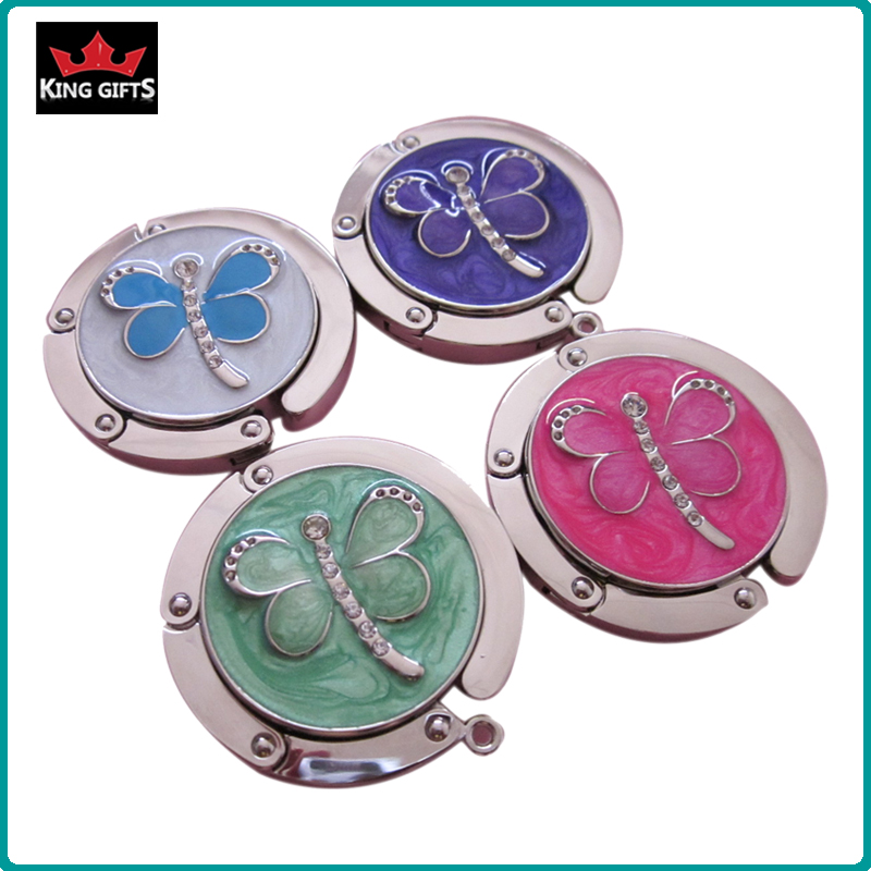 G020 - Butterfly shape bag hanger,plating,zinc alloy