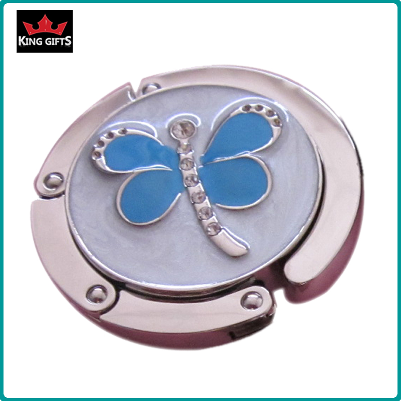 G028 - Butterfly shape bag hanger,plating,zinc alloy