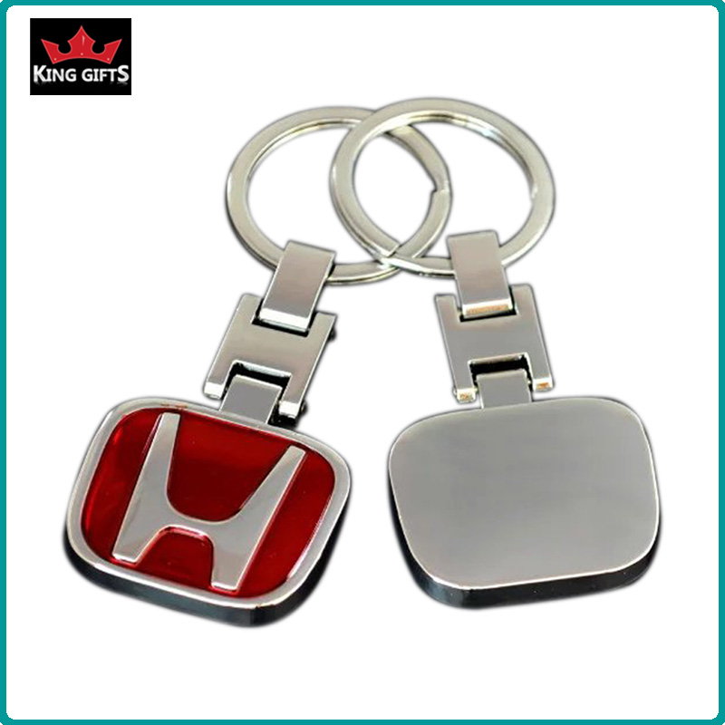 D027 - Custom metal Honda key chain