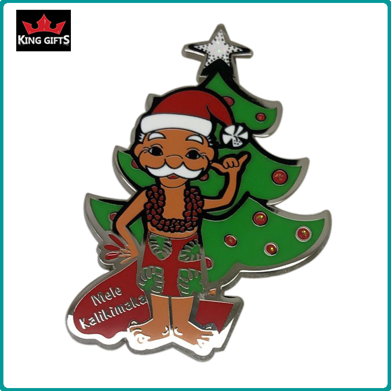 A077 -  Christmas pin (hard enamel)