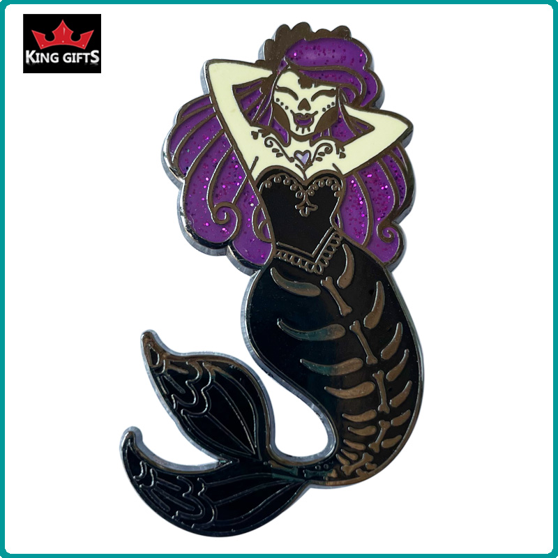 A085 -  Mermaid pin (hard enamel)