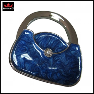 G008 - Custom bag shape shape bag hanger,plating,zinc alloy