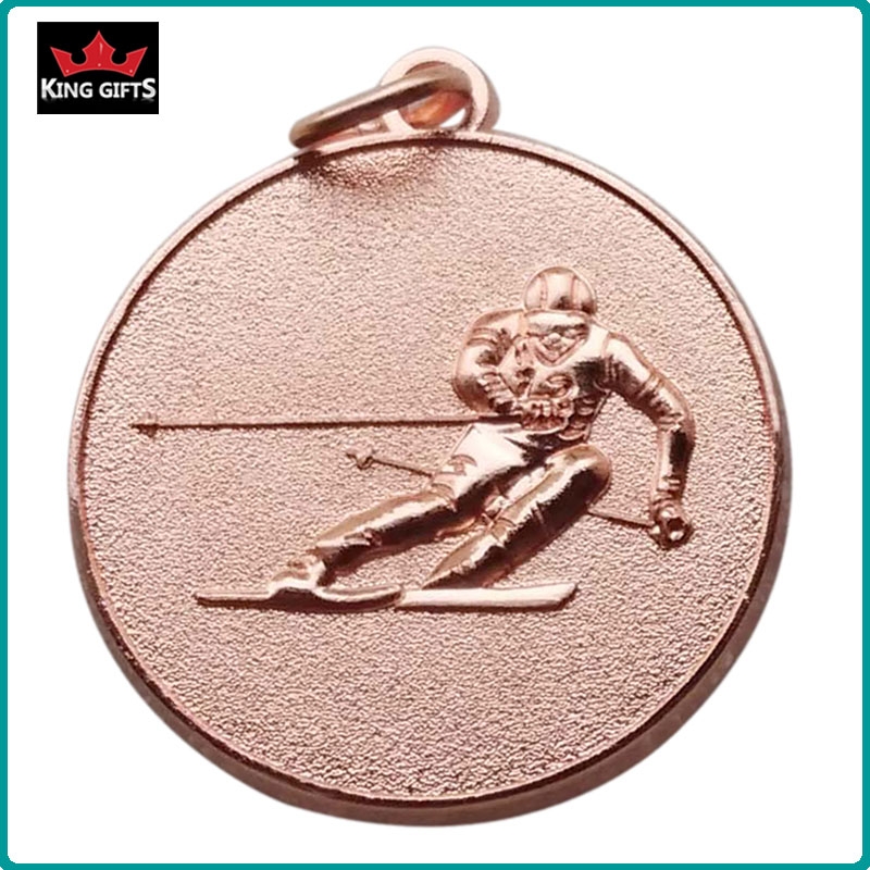 B017 - Custom 3D sport medal with Matt gold, antique silver ,antique bronze and antique copper plated.