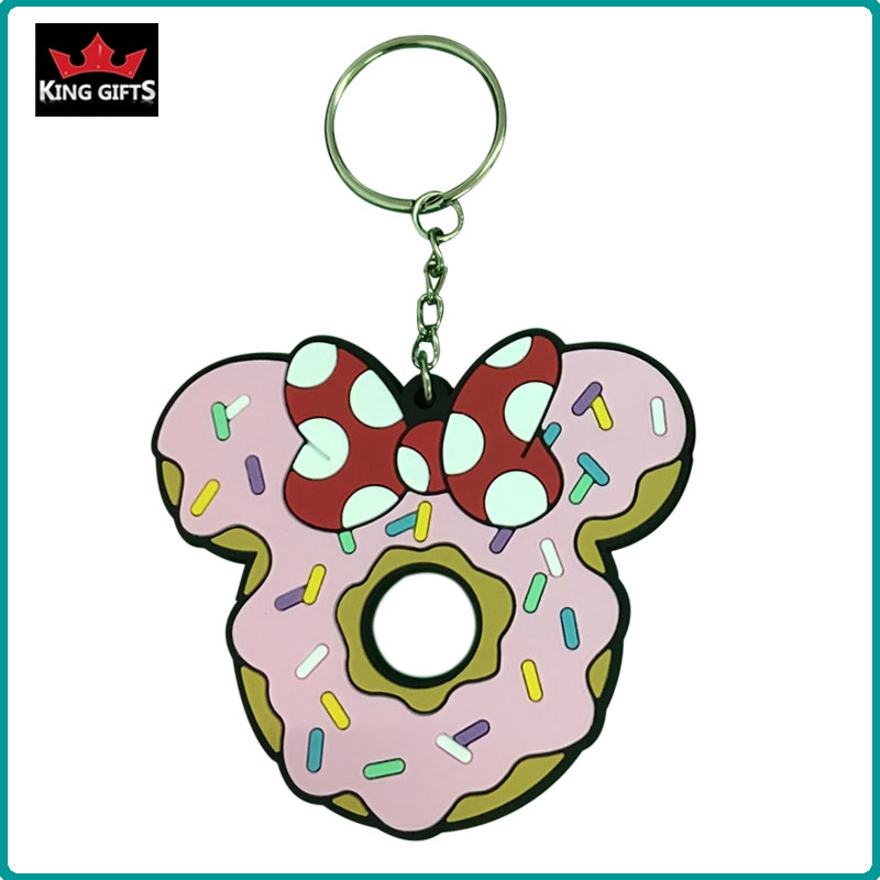 E007 - Custom ice cream PVC key chain