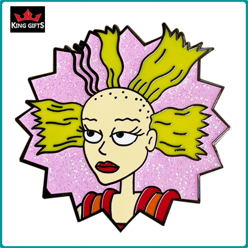 A041 -  Girl pin (hard enamel)