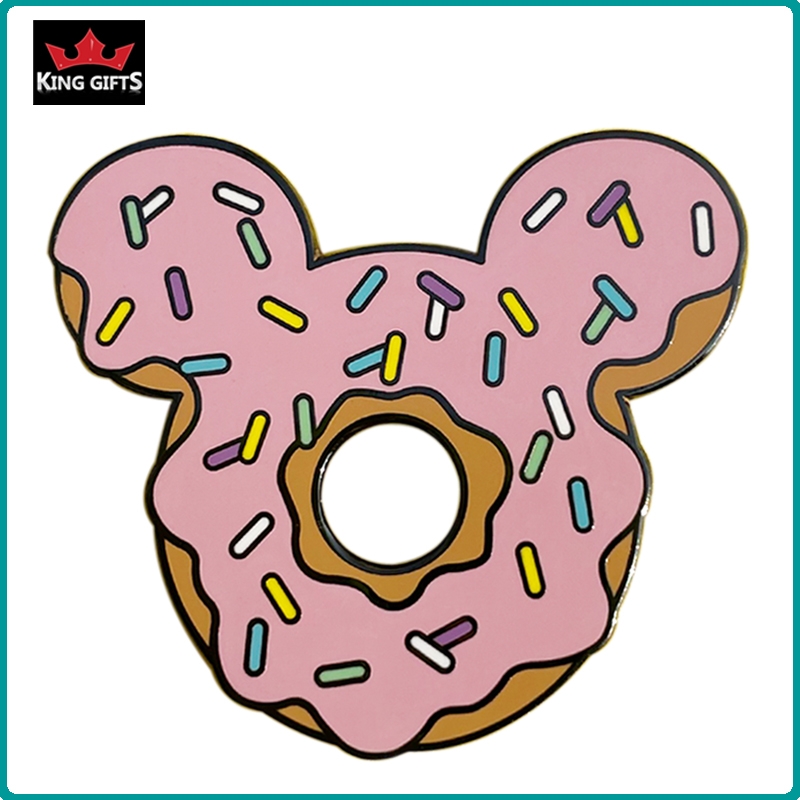 A023 -  Minnie doughnut pin (hard enamel with glitter )