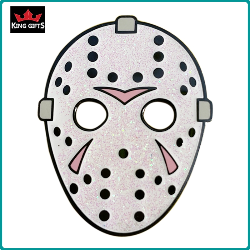 A035 -  White mask pin (hard enamel)