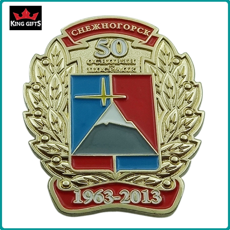 A065 -  3D eagle pin (soft enamel)