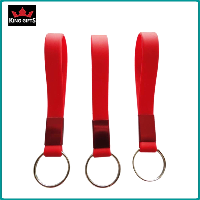 H015-  silicone wristband key chain