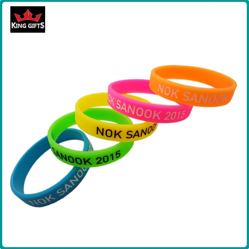 H024- 100% silicone wristband