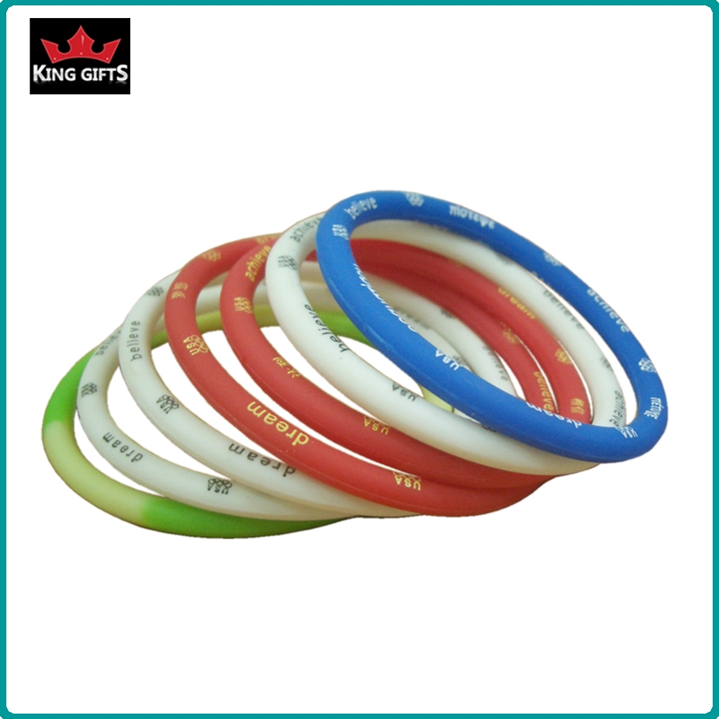 H024- 100% silicone wristband