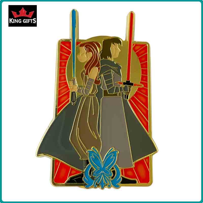 A098 -  Custom lapel pin (hard enamel)